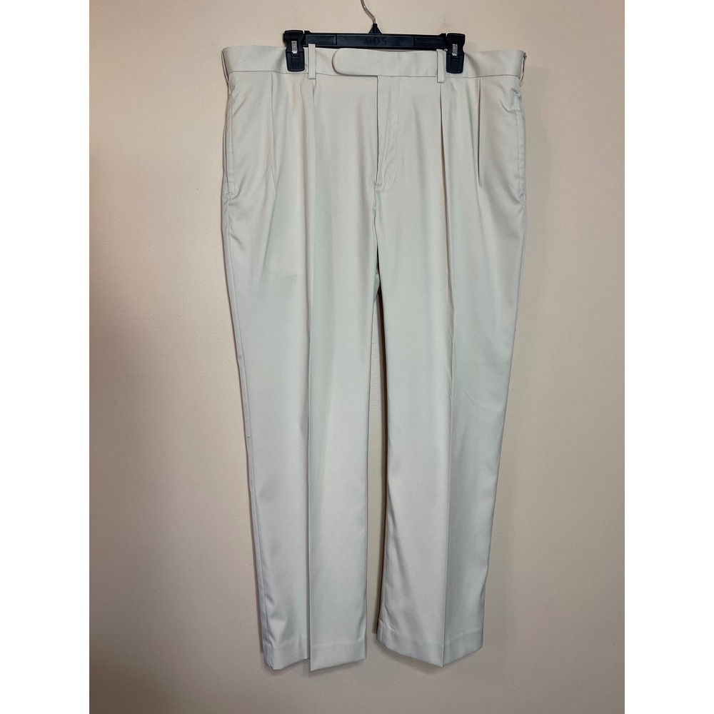 Polo Golf‎ Ralph Lauren Mens 38x30 Pleated Performance Pants Tan Beige Stretch